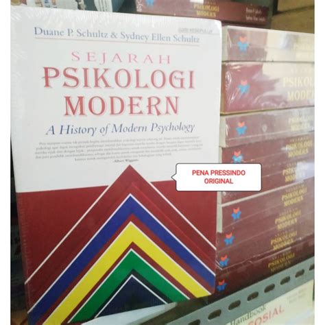 Jual SEJARAH PSIKOLOGI MODERN A HISTORY OF MODERN PSYCHOLOGY DUANE P