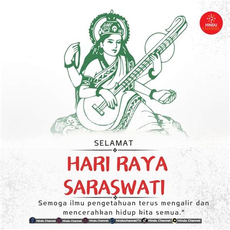 10 Ucapan Perayaan Hari Raya Saraswati Hindu Channel