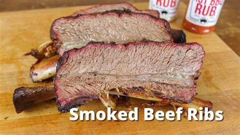 Smoked Beef Ribs Dino Beef Ribs Recipe Texas Style Youtube