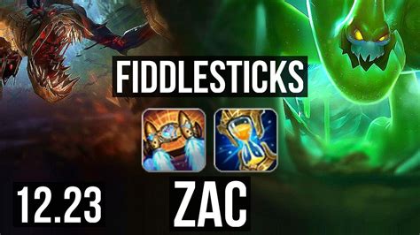 Fiddle Vs Zac Jng Legendary M Mastery Games Euw