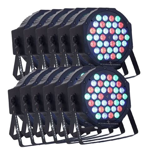 12 Cañon De Leds 36x1 Audioritmico Dmx Automatico Luz Par64 Envío gratis