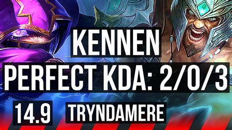 Kennen Vs Tryndamere Top Winrate Kr Grandmaster