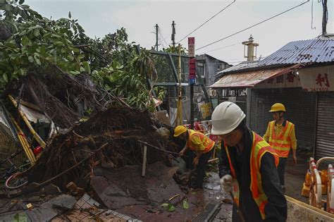 El Tif N Saola Toca Tierra En El Sur De China Casi Personas