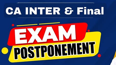 Latest Tweet Regarding Postponement Of Ca Final May Exams Big