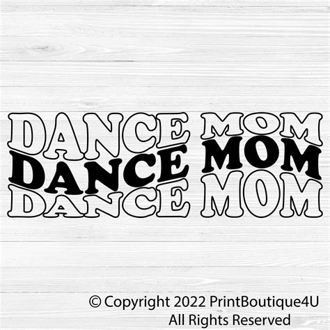 Dance Mom Svg Png Pdf Dance Svg Mom Svg Mom Shirt Cricut Etsy