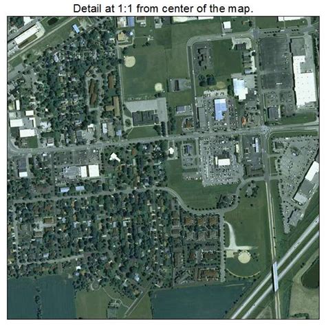 Aerial Photography Map of Delavan, WI Wisconsin