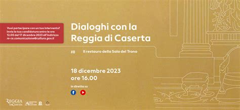 Ultimo appuntamento di Dialoghi con la Reggia si parlerà del restauro