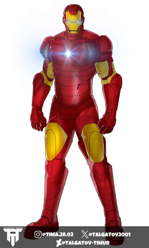 Marvel Iron Man Mark 3 By Talgatov Timur On Deviantart