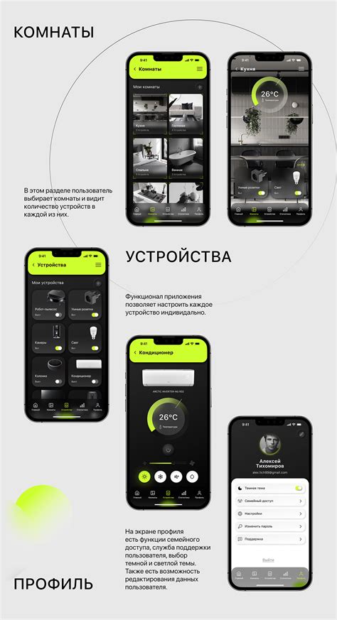 Мобильное приложение Smart Home on Behance