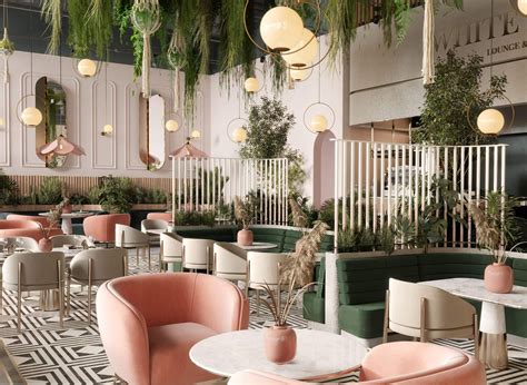 White Garden Restaurant And Lounge In Rivisualization In 2021 Cafe