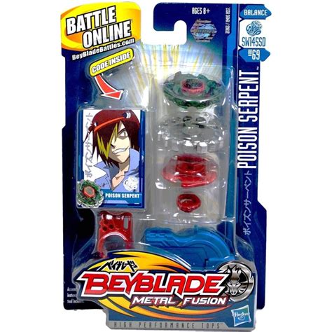 Beyblade Metal Fusion Poison Serpent BB 69 Spinning Top