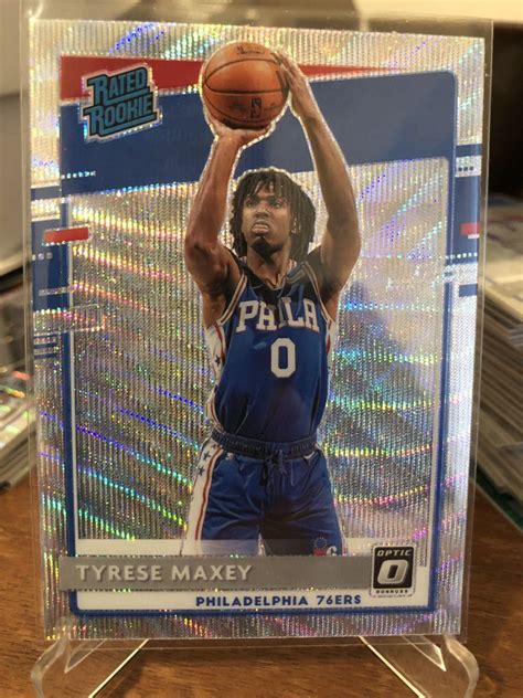 Tyrese Maxey Panini Donruss Optic Fanatics Silver Wave Prizm その他 売買された