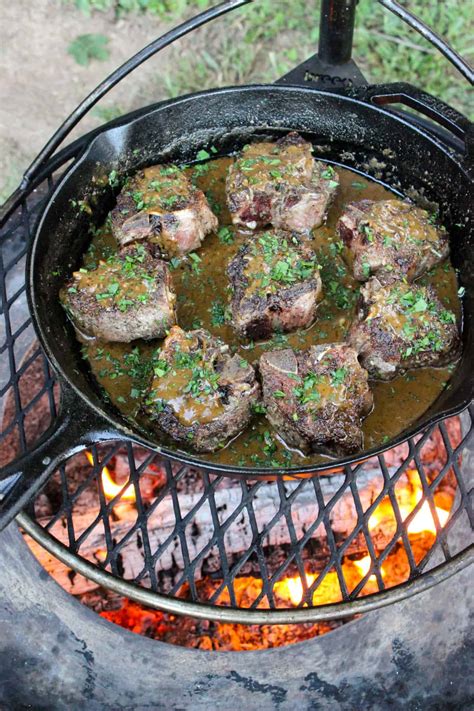 Smoked Leg Of Lamb Over The Fire Cooking