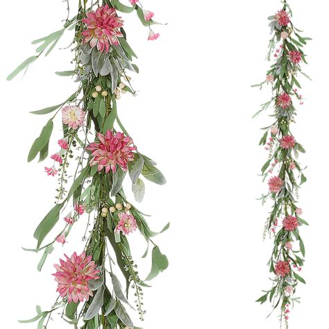 Artificial Dahlia Garland Artificial Vine Cm Decowoerner