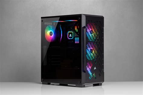 Corsair Icue 220t Rgb Airflow Tempered Glass Mid Tower Smart Case At