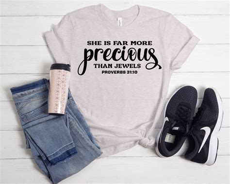 She Is Far More Precious Than Jewels Svg Bible Verse Svg Etsy