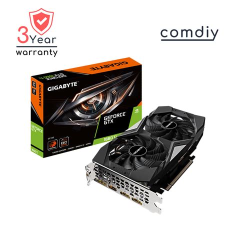 Gigabyte Geforce Gtx 1660 Ti Oc 6g 6gb Vga การ์ดจอ By Comdiy Line