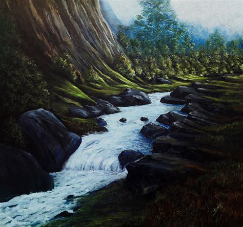 Acrylic paintings - Landscapes on Behance