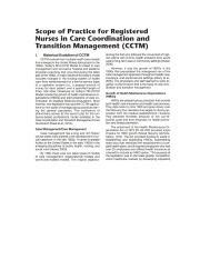 American Academy of Ambulatory Care Nursing. Scope and standards of ...