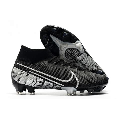 Crampons Nike Mercurial Superfly 7 Elite Fg Noir Gris Métallique