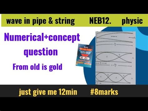 Wave In Pipe And Strip Numerical Conceptual Question Old Is Gold