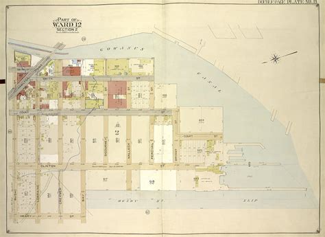 Brooklyn Vol 1 Double Page Plate No 13 Part Of Ward 12 Drawing By