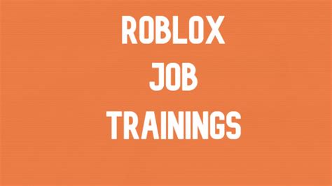 Roblox Job Trainings Tier List Community Rankings TierMaker