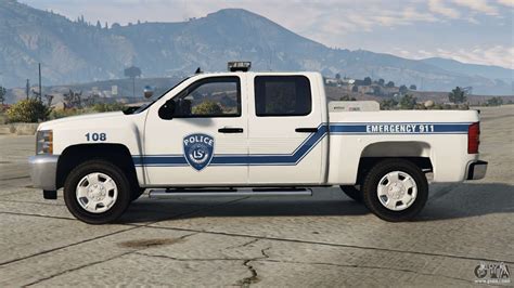 Chevrolet Silverado 1500 Crew Cab Police For Gta 5