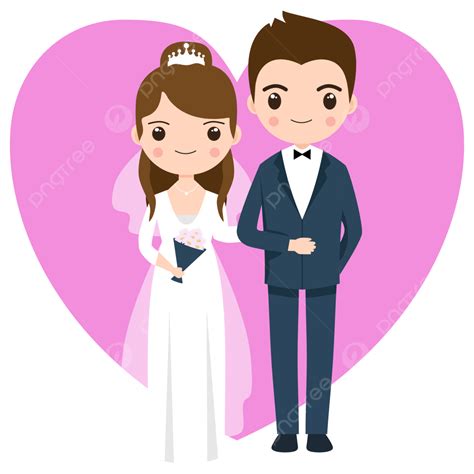 Couple Wedding Character Vector Transparant Free Download Wedding