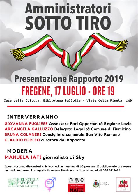 Festival della Legalità 2020 al via il 17 luglio Fregeneonline