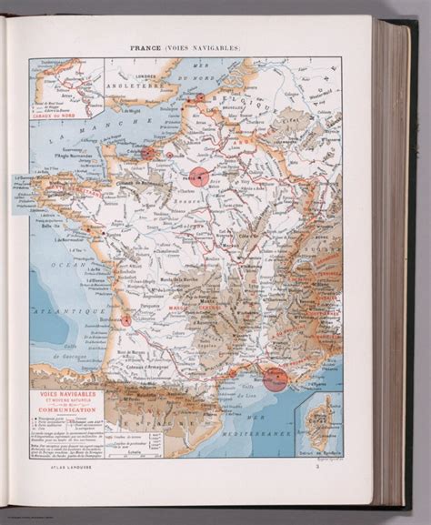 France (voies Navigables). - David Rumsey Historical Map Collection