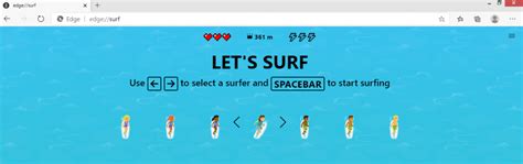 How To Play Microsoft Edge Surf Game In Your Pc