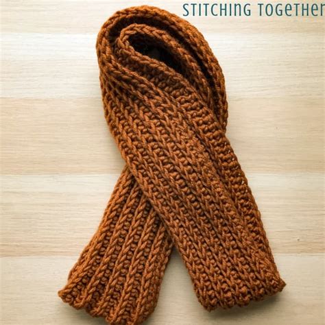 Entirely Easy Men S Scarf Crochet Pattern Tomas Rosprim