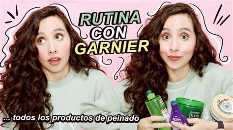 Rutina De Rizos Con Garnier 👀 Attalia Dasbel Youtube