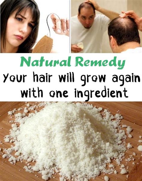 Hair Loss Natural Remedy Your Hair Will Grow Again With One Ingredient Hair Loss Remedies