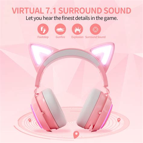 Somic Gs Cat Ear Headset Wireless Gaming Headset For Ps Ps Pc