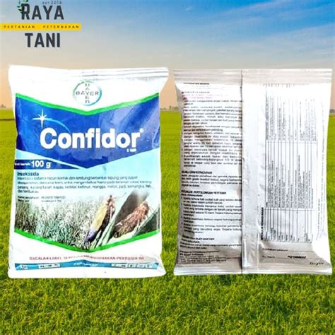 Jual Confidor insektisida 100gr Racun hama kutu daun Berbentuk tepung ...