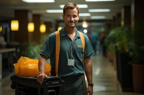 Premium Ai Image Person From Cleaning Company