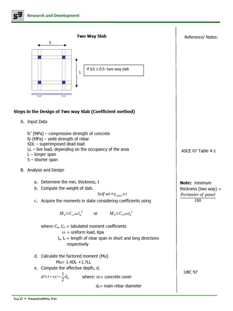 Two-Way Slab Design | PDF | Applied And Interdisciplinary Physics ...