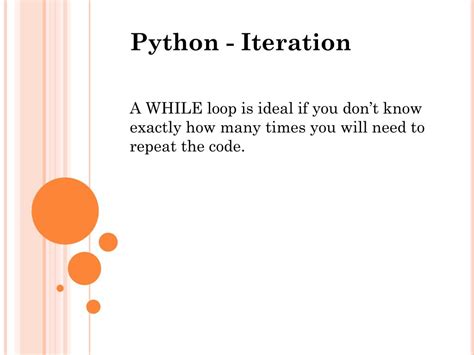 PPT Python Iteration Iteration PowerPoint Presentation Free