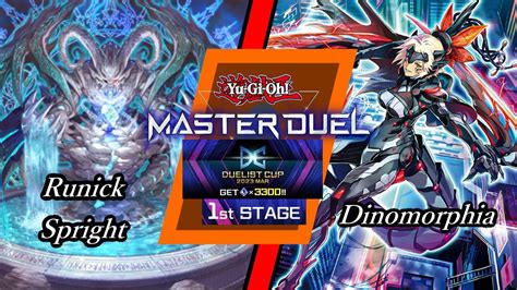 Duelist Cup March Runick Spright Vs Dinomorphia Yu Gi Oh