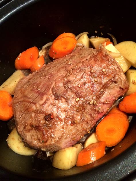 Slow Cooked Balsamic Glaze Beef Eye Round Roast - This Is Cooking for ...