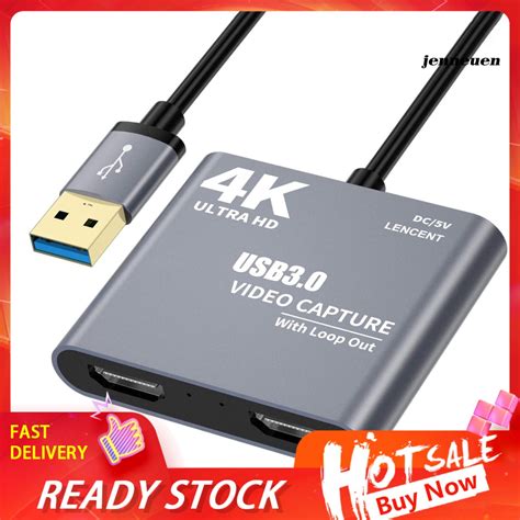 Adaptador De Placa De Captura 4k 1080p Hdmi Compatible Para Usb 3 0