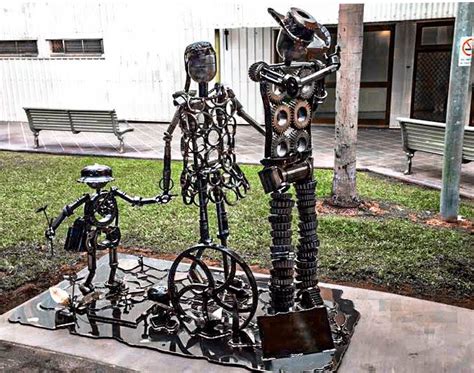 A Renewed Cultural Storm Of Metal Art Sculpture Using 100 Recycled