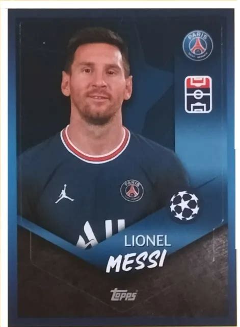 Topps Uefa Champions League Lionel Messi Sticker No Eur