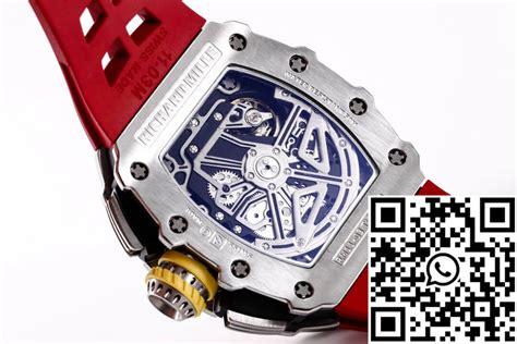 Richard Mille Rm Rg Kv Factory Titanium Red Strap Dukereps