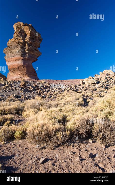 Roque Cinchado Los Roques De Garcia On The South Face Of The Teide