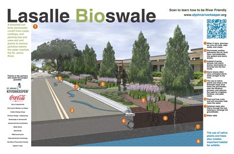 San Marco Library Bioswale Urban Landscape Water Projects Landscape