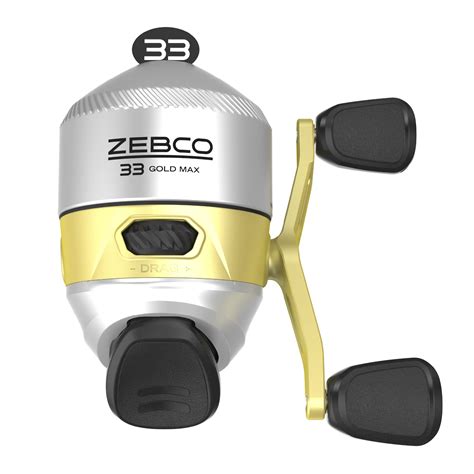 Buy Zebco 33 Gold Spincast Fishing Reel 3 Ball Bearings Instant Anti