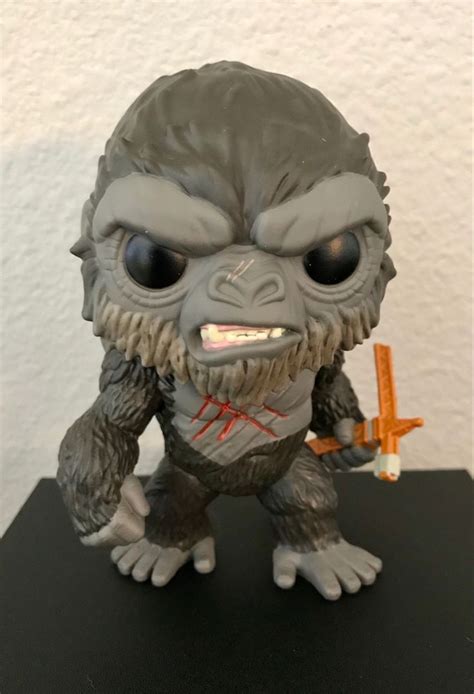 Funko Pop Godzilla Vs Kong Battle Scarred Kong Godzilla Vs Vinyl